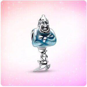 🎆LINX DISCOUNTINUED Disney's Sterling Silver Genie from Aladdin Bracelet Charm